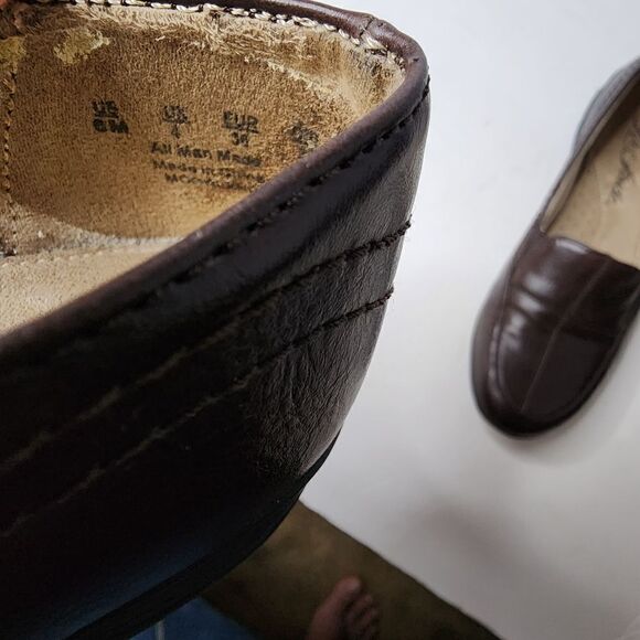 Life Stride Womens Slip On Loafers Size 6M Brown Comfort Shoes - Picture 5 of 5